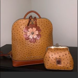 Dooney & Bourke Pod Backpack π& Kisslock Wallet